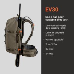 Sac a dos Vorn EV30 Ash Green 30 Litres avec QRR
