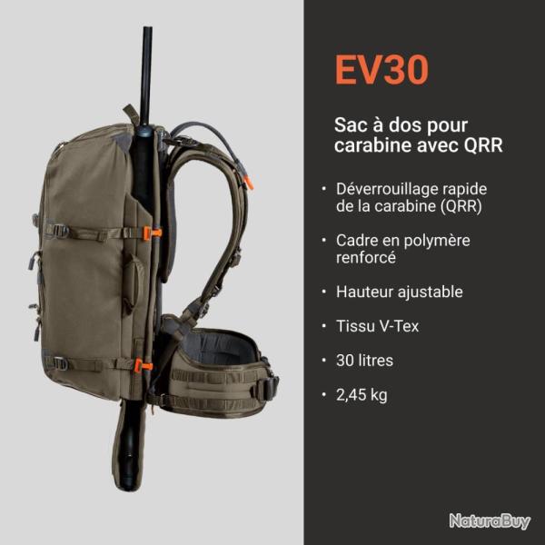 Sac a dos Vorn EV30 Ash Green 30 Litres avec QRR