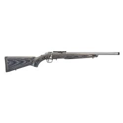 Carabine Ruger American Rimfire Target 22 LR Crosse Lamell&eacute;e coll&eacute;e Noir 46 cm inox