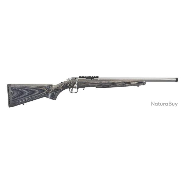 Carabine Ruger American Rimfire Target 22 LR Crosse Lamell�e coll�e Noir 46 cm inox