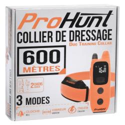 Collier de dressage pour chien - 600m ProHunt