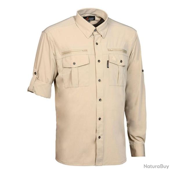 Chemise Antitic Grouse Prohunt Kaki ou Beige Kaki