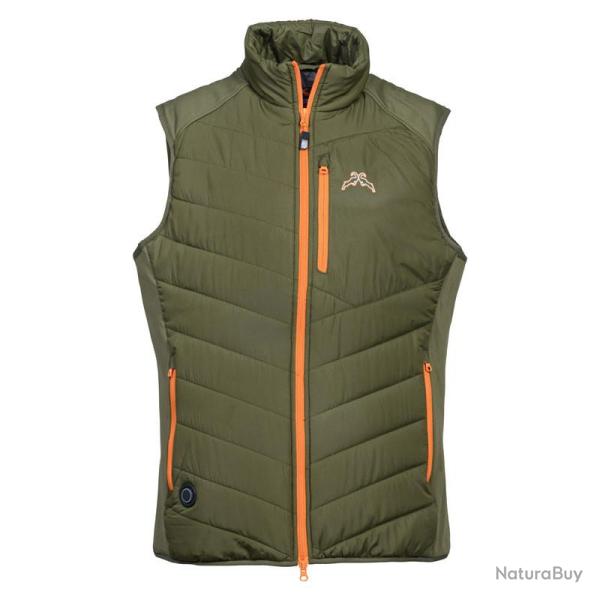 Gilet chauffant hybride Kaki Prohunt