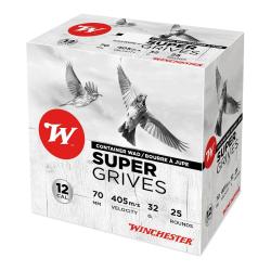 Cartouches Super Grives Plomb 12/70-12mm 32g N&deg;71/2