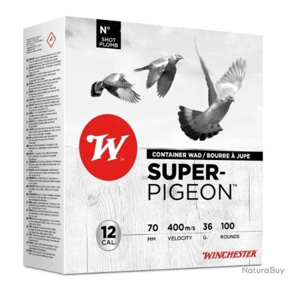 Cartouches Winchester super pigeon calibre 12/70-16mm 36g coffret de 100 N�6