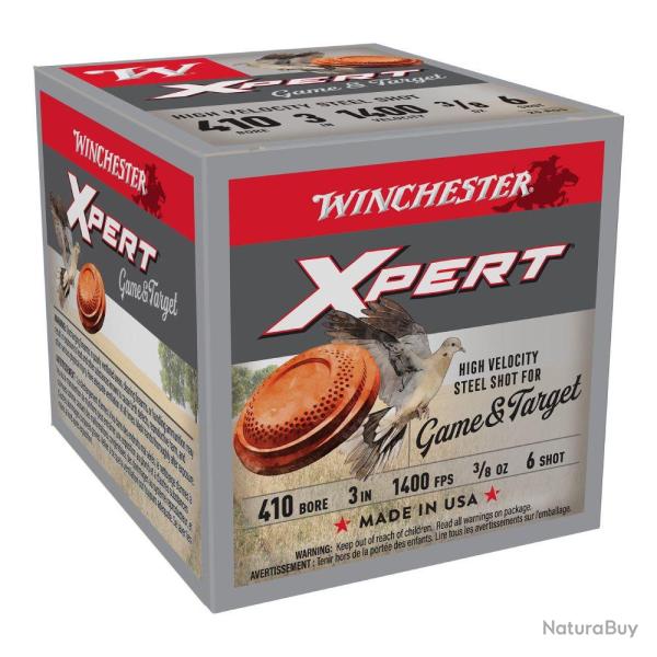 Cartouches Steel Xpert 410-76-11g-P6 Boite de 25 Winchester