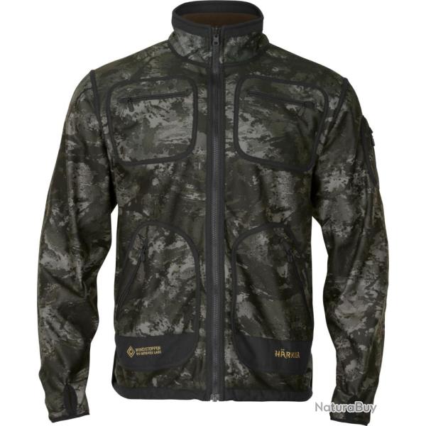 Veste Kamko T.M NOCTYX WSP Reversible Veste Polaire AXIS MSP�Black/Willow green Harkila 3XL