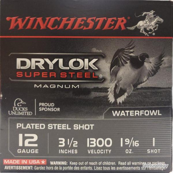 Cartouches Steel Drylok 12/89 Boite de 25 Winchester N�1