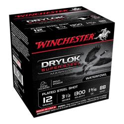 Cartouches Steel Drylok 12/89 Boite de 25 Winchester BB Chevreuil