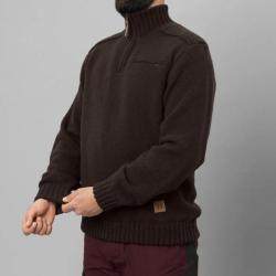Pull Over Annaboda Coupe Vent En Tricot 2.0 HSP Demitasse Brown Harkila