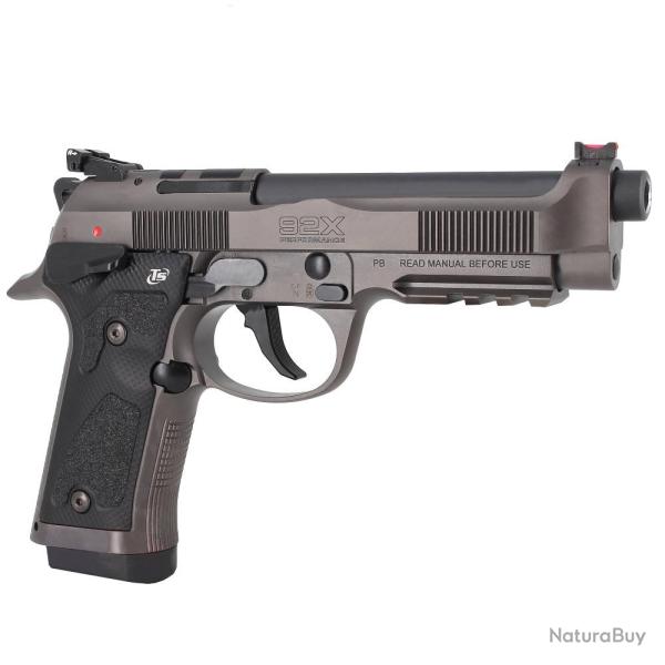 Pistolet Beretta 92X Performance special Make Optique ready Dark Grey 9X19 en Mallette Beretta noire