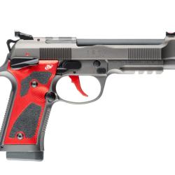 Pistolet Beretta 92X Performance d'occasion sp&eacute;cial Make Optique ready Rouge 9X19 filet&eacute; en Mallette