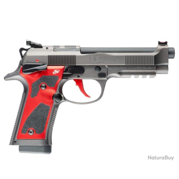 Pistolet Beretta 92X Performance d'occasion sp�cial Make Optique ready Rouge 9X19 filet� en Mallette