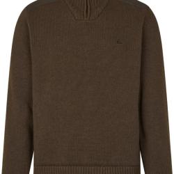 Pull Over Haze Coupe Vent T.M En Tricot Dark Brown Seeland