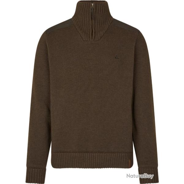 Pull Over Haze Coupe Vent T.M En Tricot Dark Brown Seeland