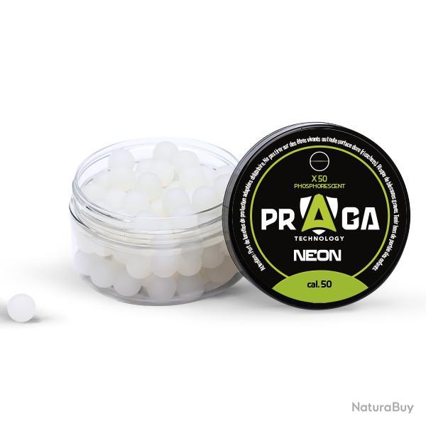 Billes Praga D�fense calibre 50 Boite de 50 Silicone Phosphorescent