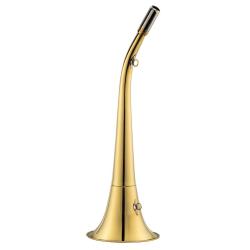 Corne ronde Compi&egrave;gne laiton poli 40 cm