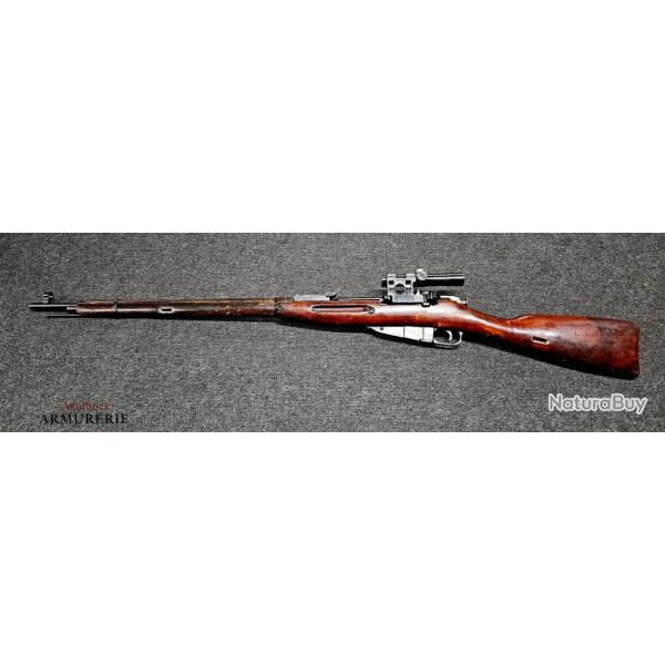 Carabine MOSIN NAGANT 1891/30 ""SNIPER"" 7,62 X 54 R avec lunette PU 1942