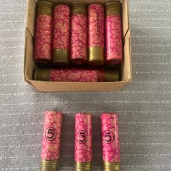 15 cartouches plombs magnum 76 mm