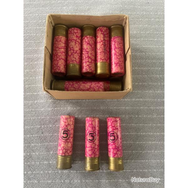 15 cartouches plombs magnum 76 mm