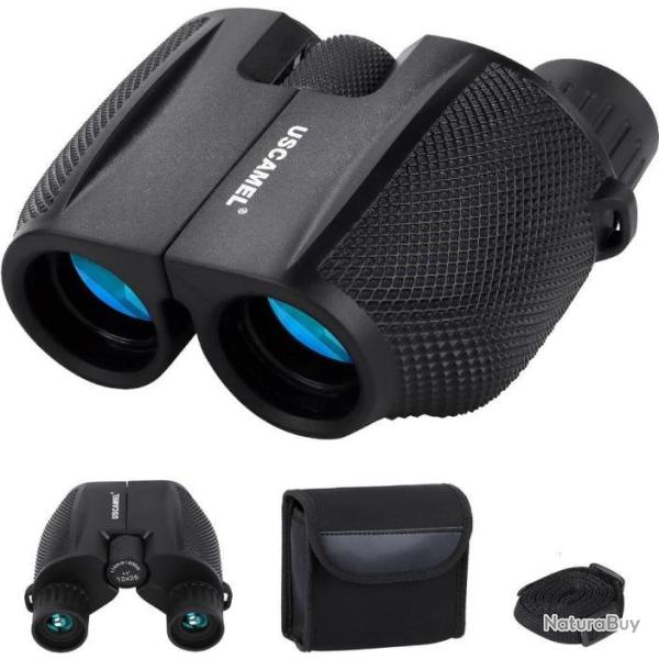 Jumelles Puissantes Compactes 12X25 Prisme BAK4 FMC Lentille Voyage Chasse P�che Randonn�e Sport