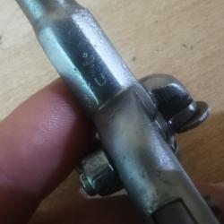 Pistolet de cycliste ann&eacute;es 1900 calibre 6 mm annulaire.