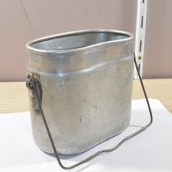 Gamelle Militaire  en Alu dat&eacute; 1940  sans couvercle 1939/1945 (15)