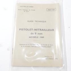 Manuel guide technique pour PM MAT 49 EN 9 MM mod&egrave;le 1949 (20)
