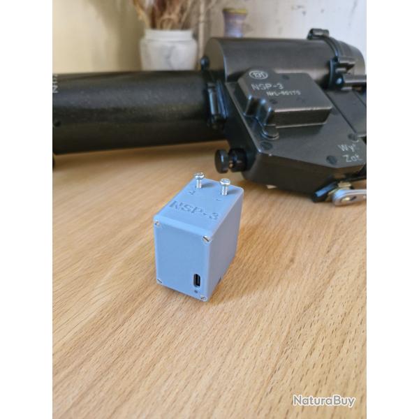 Batterie Rechargeable USB-C pour vision nocturne russe/sovi�tique NSP-3, 1PN27.