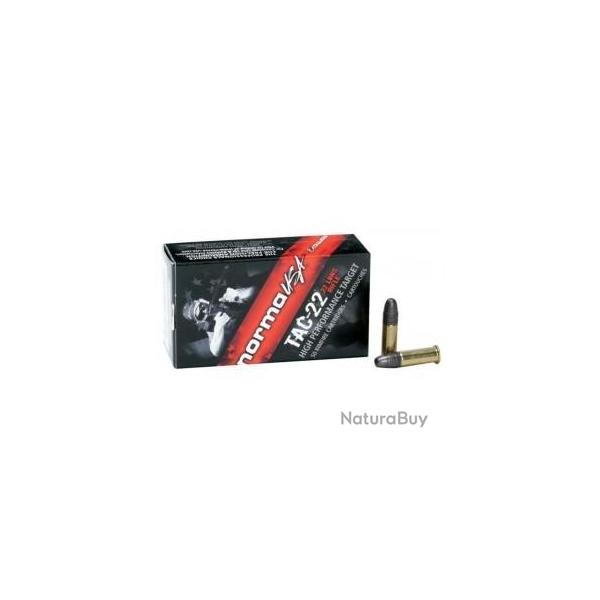 MUNITION NORMA 22LR TAC 40GR BTE 50