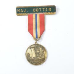 M&eacute;daille congr&egrave;s CIOR Officiers de r&eacute;serve. OSLO 1974