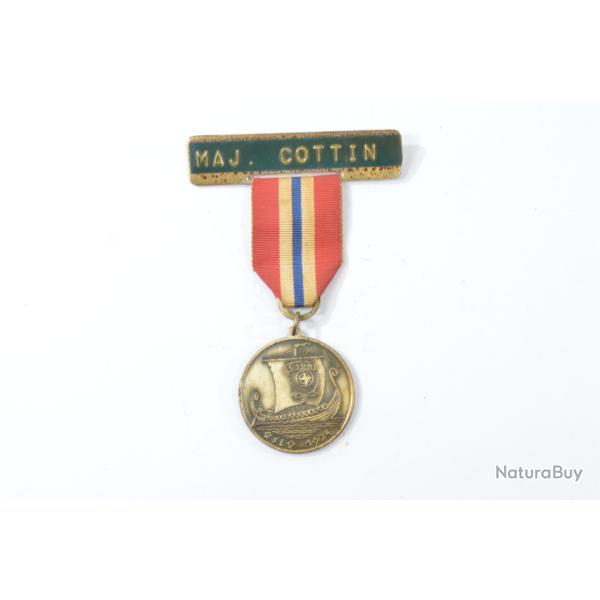 M�daille congr�s CIOR Officiers de r�serve. OSLO 1974