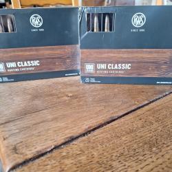 Munitions RWS 9.3X74R UNI 19.5 Grammes