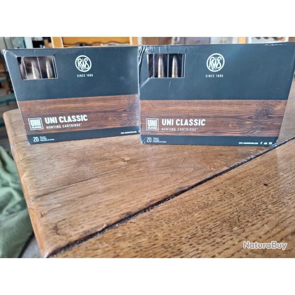 Munitions RWS 9.3X74R UNI 19.5 Grammes