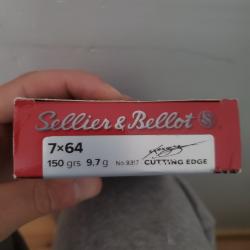 Munitions Sellier et Bellot - Cutting edge 150grs 9.7gr