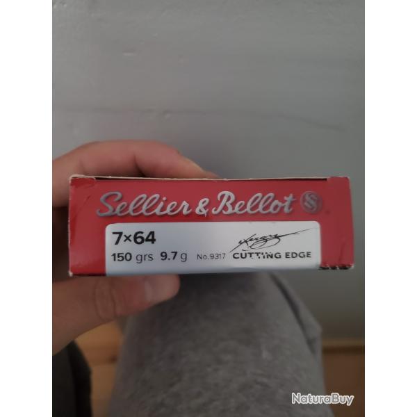 Munitions Sellier et Bellot - Cutting edge 150grs 9.7gr