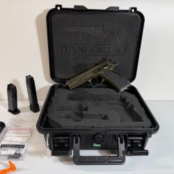 DESTOCKAGE CATEGORIE PISTOLET TANFOGLIO 9X19 TACTICAL PRO GREEN PRO FRAIS DE PORT OFFERT