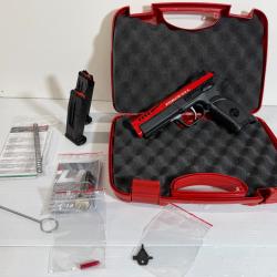 DESTOCKAGE CATEGORIE PISTOLET TANFOGLIO 22 LR FORCE 22L ROUGE FRAIS DE PORT OFFERT