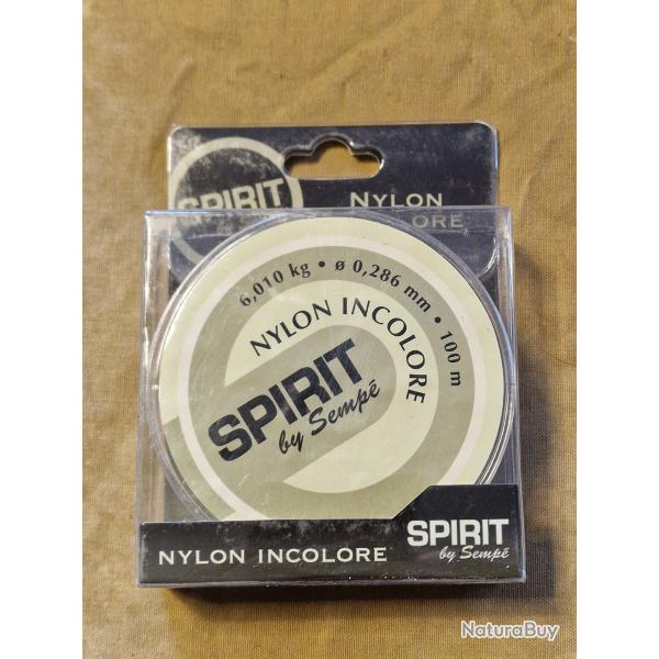 Nylon incolore SPIRIT by SEMPE 6,010kg 0,286mm 100m - HILMAR SUPER DESTOCK !!!