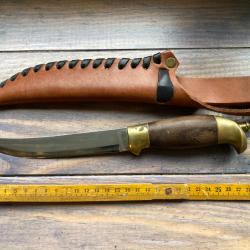 RARE COUTEAU VINTAGE HELLE NORWAY DYRE VAA RAGNAR BULL SAMI PUUKKO