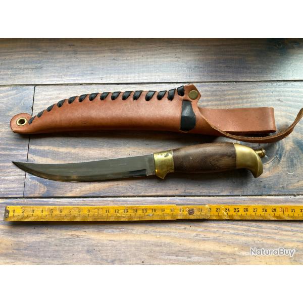 RARE COUTEAU VINTAGE HELLE NORWAY DYRE VAA RAGNAR BULL SAMI PUUKKO