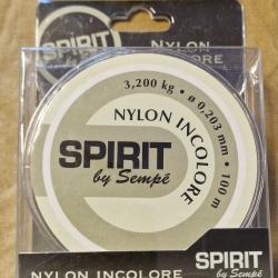 Nylon incolore SPIRIT by SEMPE 3,200kg 0,203mm 100m - HILMAR SUPER DESTOCK !!!