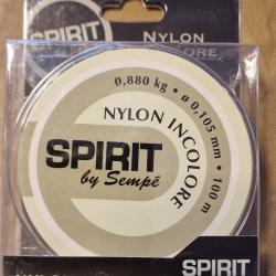 Nylon incolore SPIRIT by SEMPE 0,880kg 0,105mm 100m - HILMAR SUPER DESTOCK !!!