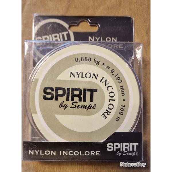 Nylon incolore SPIRIT by SEMPE 0,880kg 0,105mm 100m - HILMAR SUPER DESTOCK !!!