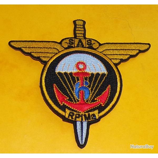 TISSU PATCH :  6� REGIMENT PARACHUTISTES INFANTERIE DE MARINE  , DIAMETRE 10 CM , BON ETAT VOIR PHOT