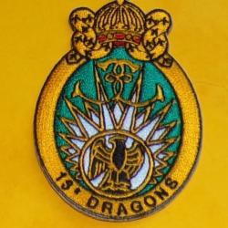 TISSU PATCH :  13&deg; REGIMENT DE DRAGONS PARACHUTISTES   , DIAMETRE 10 CM , BON ETAT VOIR PHOTO . POUR