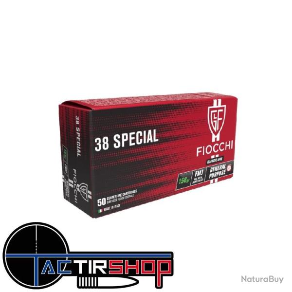 Munitions Fiocchi 38 Sp�cial FMJ 158 gr boite de 50