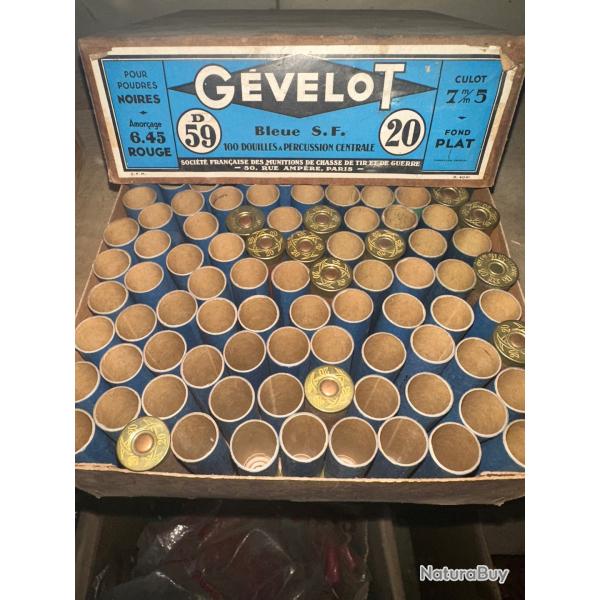Bo�te de 100 douilles Gevelot