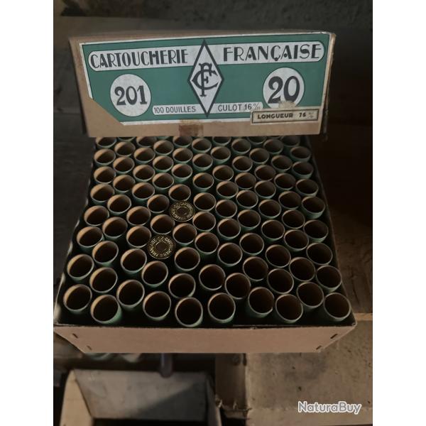 Bo�te de 100 douilles cartoucherie fran�aise