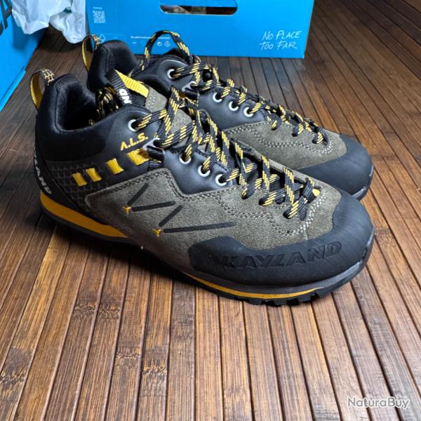 Kayland VITRIK GTX Hiking shoe Homme DARK GREEN OCHER taille  EU 40  DESTOCKAGE